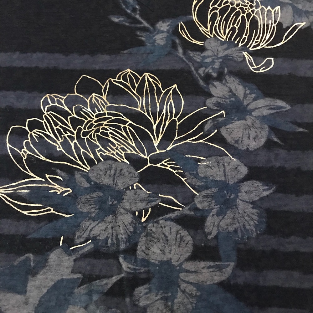 Express Short Sleeve Floral Print Tshirt - Picture 2 of 6